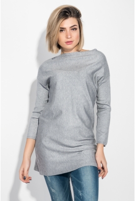 Туника женская приятная к телу, однотонная 619K003-2 Туника женская приятная к телу, однотонная 619K003-2