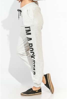 Брюки женские спортивные на флисе 32P011-2