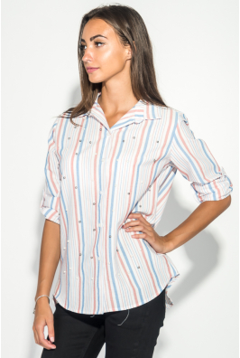 Рубашка женская с бусинами 51P004