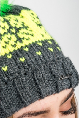 Шапка на флисе, с орнаментом 65P0009-1 Шапка на флисе, с орнаментом 65P0009-1