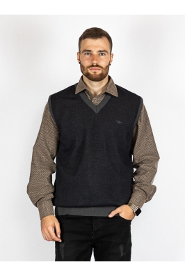 Жилет мужской серый 258P12020-1