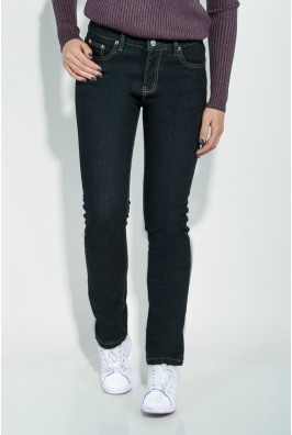 Джинсы женские зимние, однотонные 19PL125