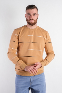 Свитшот горчичный мужской 711F1005-1