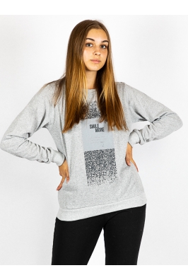 Свитшот женский светло-серый 85F658