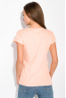 Принтованная женская футболка 147P016-12 персиковый
