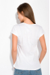 Принтованная женская футболка 147P016-12 белый