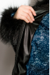 Женская куртка из экокожи 120PST019-1 черный