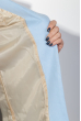 Пальто женское на потайной застежке, с карманами 69PD724 голубой