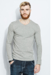 Пуловер мужской однотонный 969K003 светло-серый