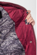 Куртка женская застежка молния/кнопки, демисезон 72PD146 бордо