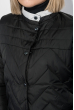 Куртка женская застежка молния/кнопки, демисезон 72PD146 черный