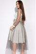 Фатиновое платье 120POI19075-1 серо-серебристый