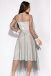 Фатиновое платье 120POI19075-1 серо-серебристый