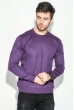 Джемпер мужской однотонный 50PD480 фиолетовый