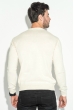 Джемпер мужской однотонный 50PD480 кремовый меланж