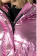 Куртка женская, теплая, короткая 69PD1075 розовый металик