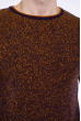 Джемпер с мелкими вкраплениями 520F005 темно-синий / светло-коричневый