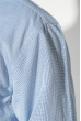 Рубашка мужская в классическом оттенке 50PD0022 сине-белый ,  клетка