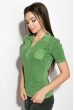 Поло женское 516F439-1 зеленая варенка