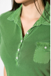 Поло женское 516F439-1 зеленая варенка