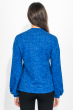 Пуловер женский с рукавом, собранным по манжету 64PD274 электрик меланж