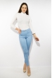 Брюки женские 623F128 Skinny голубой Брюки женские 623F128 Skinny голубой