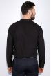 Рубашка мужская, однотонная 511F009 черный
