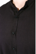 Рубашка мужская, однотонная 511F009 черный