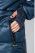 Куртка женская зимняя, с капюшоном 74PD801 темно-синий