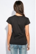 Футболка женская с бабочками 211F027-9 черный