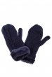 Варежки женские вязанные 254V003-1 темно-синий Варежки женские вязанные 254V003-1 темно-синий