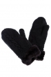 Варежки женские вязанные 254V003-1 черный Варежки женские вязанные 254V003-1 черный