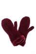 Варежки женские вязанные 254V003-1 сливовый Варежки женские вязанные 254V003-1 сливовый