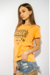 Футболка женская с надписью 85F280 персиковый