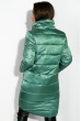 Пуховик женский 120PSKL1923-1 сизо-зеленый