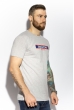 Футболка denim 85F345 серый