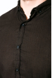 Деловая однотонная рубашкка 511F018 черный