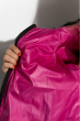Стильная стеганая куртка 120PST024 черно-розовый