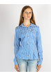 Рубашка женская 257P211 голубой