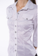 Рубашка женская 118P374 бело-серый