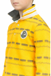 Костюм спортивный (батник, штаны) для мальчика 48P7814 junior желто-серый