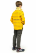 Костюм спортивный (батник, штаны) для мальчика 48P7814 junior желто-серый