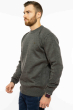 Пуловер однотонный 85F224 серый