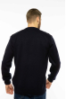 Пуловер однотонный 85F224 чернильный