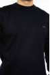 Пуловер однотонный 85F224 чернильный