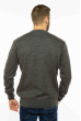 Пуловер однотонный 85F224 серый