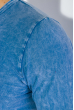 Свитшот мужской с написью на груди 32P046 голубой варенка