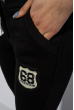 Спортивный костюм на флисе 118P01 черный