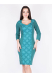 Платье бирюзовое 265P9035 бирюзовый Платье бирюзовое 265P9035 бирюзовый