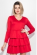 Платье женское с оборками 72PD204-1 алый